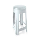 Banqueta de Plástico Alta - Onix - Preta - Bin Embalagens