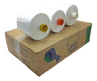 Bobina Picotada Fundo Estrela 40x55, Caixa com 6 unidades, 250 sacos cada bobina - Bin Embalagens