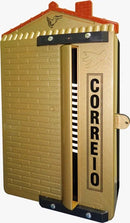 Caixa de Correios JLK Revista 46CM X 30CM - Dourada - Bin Embalagens