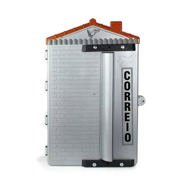 Caixa de Correios JLK Revista 46CM X 30CM - Prata - Bin Embalagens