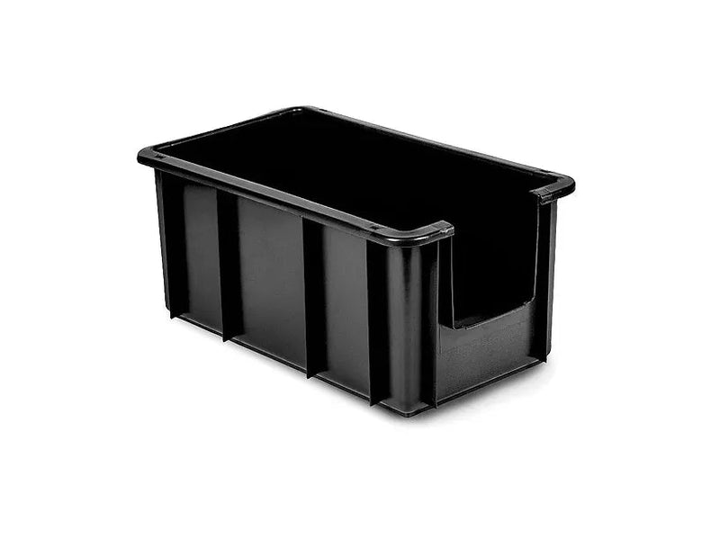 Caixa Plástica 14 Litros Preta MS14V Preta - Bin Embalagens