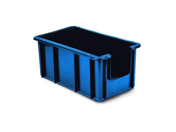 Caixa Plástica 14 Litros Preta MS14V Preta - Bin Embalagens