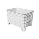 Caixa Plástica 372 Litros Empilhável Sem Tampa Branca - Bin Embalagens