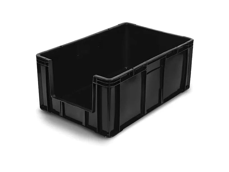 Caixa Plástica 45,5 Litros Preta MS50V - Bin Embalagens