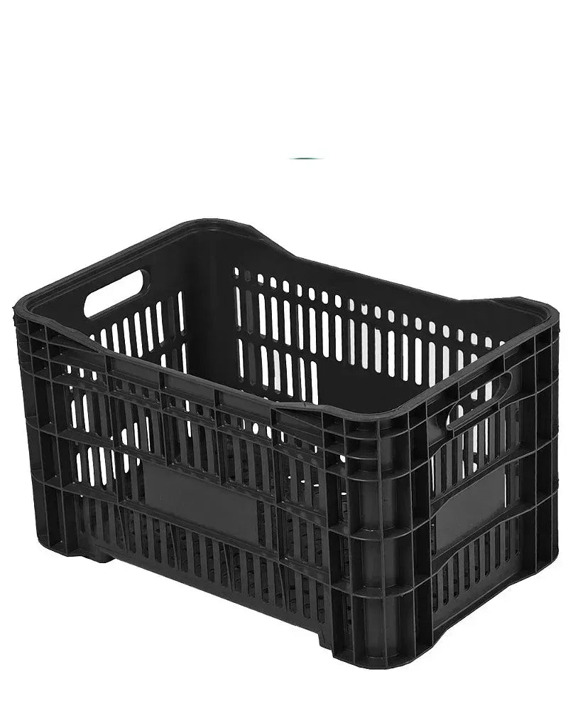 Caixa Plástica Agrícola Preta Vazada CP31 TAS PP - Bin Embalagens