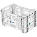 Caixa Plástica Agrícola Vazada CP31 Gruplast Totalmente Vazada Preta Kit com 100 unidades - Bin Embalagens