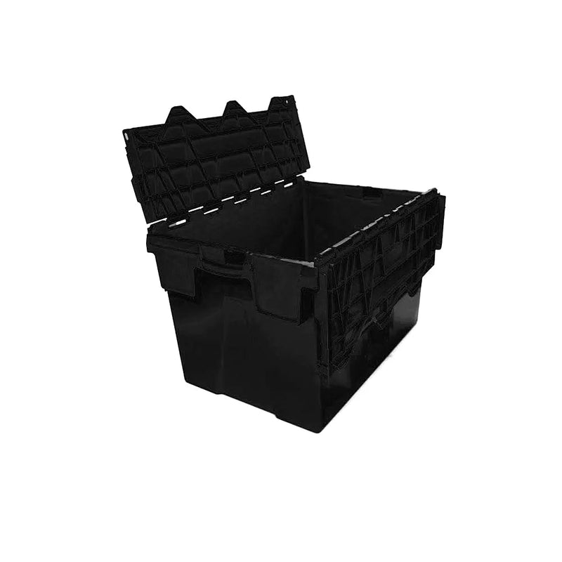 Caixa Plástica ALC 6437 65 Litros Preta - Bin Embalagens