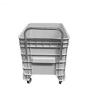 Caixa Plástica GRU 372 Litros Branca Com Puxador Frontal Sem Tampa - Bin Embalagens