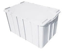 Caixa Plástica Gruplast 130 Litros Com Tampa Branca - Bin Embalagens
