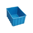 Caixa Plástica Gruplast 130 Litros Empilhável Azul - Bin Embalagens