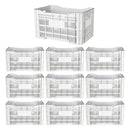 Caixa Plástica Gruplast Horti Frutti Branca 20kg 50L 10UN - Bin Embalagens