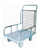 Carrinho Abastecedor Gruplast ABA ALTA, 300 Kg, Platacar, Altura: 1040mm Largura: 600mm Comprimento: 1000mm - Bin Embalagens