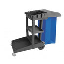 Carrinho Funcional de Limpeza, Azul - Bin Embalagens