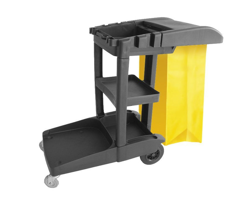 Carrinho Funcional de Limpeza, Verde - Bin Embalagens