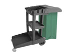Carrinho Funcional de Limpeza, Verde - Bin Embalagens