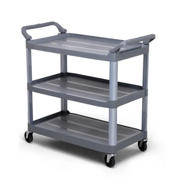 Carro Bandeja Triplex - Cinza - Nobre - Bin Embalagens