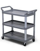 Carro Bandeja Triplex - Cinza - Nobre - Bin Embalagens