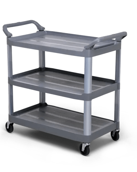 Carro Bandeja Triplex - Cinza - Nobre - Bin Embalagens