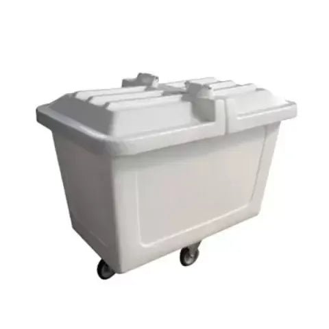 Carro Cuba 430 LITROS, Sem Tampa e com Suporte - Bin Embalagens