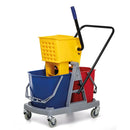 Carro para Limpeza - Balde Duplo c/ Espremedor - 34 litros - Nobre - Bin Embalagens