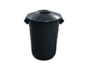 Cesto de Lixo 100 Litros Com Tampa Preto - Bin Embalagens