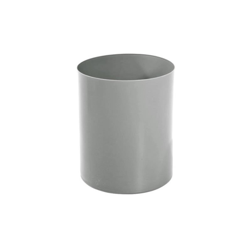 Cesto de Lixo 15 Litros Sem Tampa Cinza - Bin Embalagens