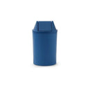 Cesto de Lixo 15L com Tampa Basculante Azul - Bin Embalagens