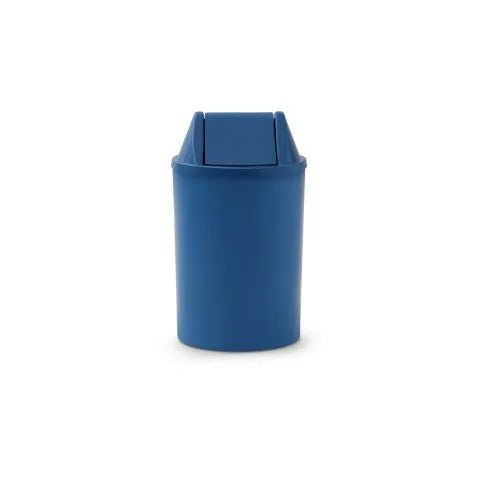 Cesto de Lixo 15L com Tampa Basculante Azul - Bin Embalagens