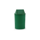 Cesto de Lixo 15L com Tampa Basculante Verde - Bin Embalagens