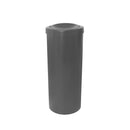 Cesto de Lixo 23L c/ Tampa Flip Top - Cinza Gruplast - Bin Embalagens