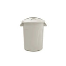 Cesto de Lixo 60 Litros Com Tampa Branca - Bin Embalagens