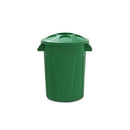 Cesto de Lixo 60 Litros Com Tampa Verde - Bin Embalagens
