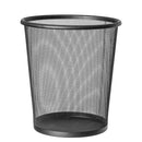Cesto Para Lixo Metal 8L Aramado Preto - Gruplast - Bin Embalagens