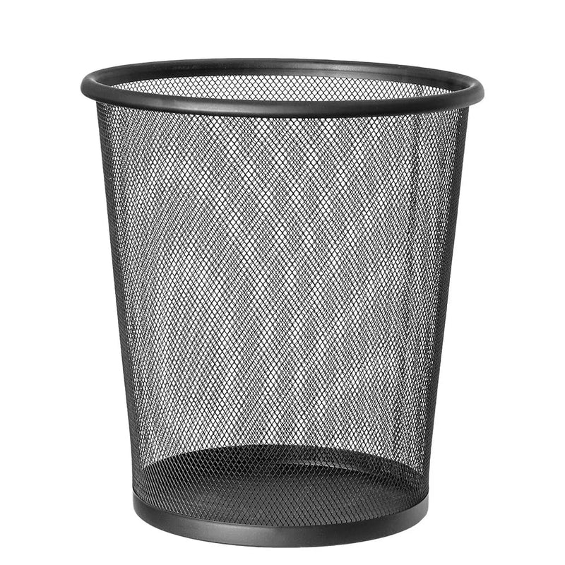 Cesto Para Lixo Metal 8L Aramado Preto - Gruplast - Bin Embalagens