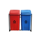 Conjunto Coleta Seletiva 100 Litros Com 02 Lixeiras - Bin Embalagens