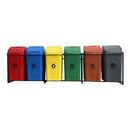 Conjunto Coleta Seletiva Gruplast 100L com 6 Lixeiras - Bin Embalagens