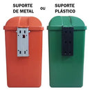 Conjunto Coleta Seletiva Gruplast 50 Litros 4 Lixeiras - Bin Embalagens