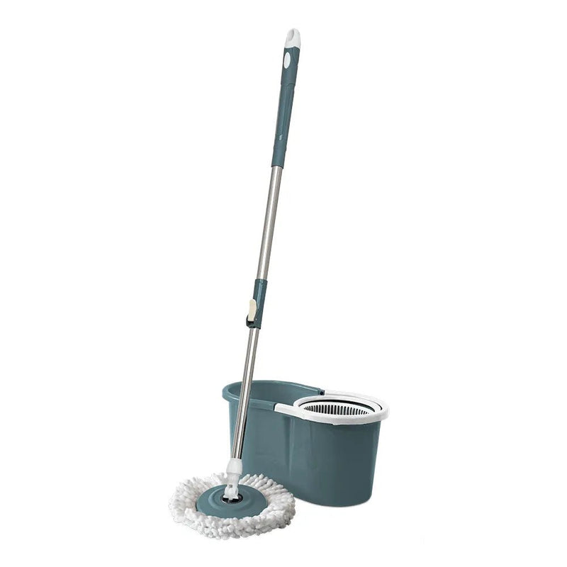 Conjunto mop rotatorio compact – Azul Petroleo Nobre - Bin Embalagens