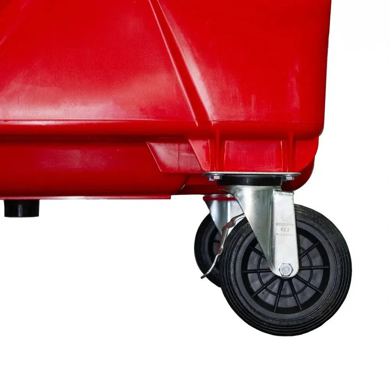 Container de Lixo ou Lixeira Gruplast em Plástico 1000L Azul - Bin Embalagens