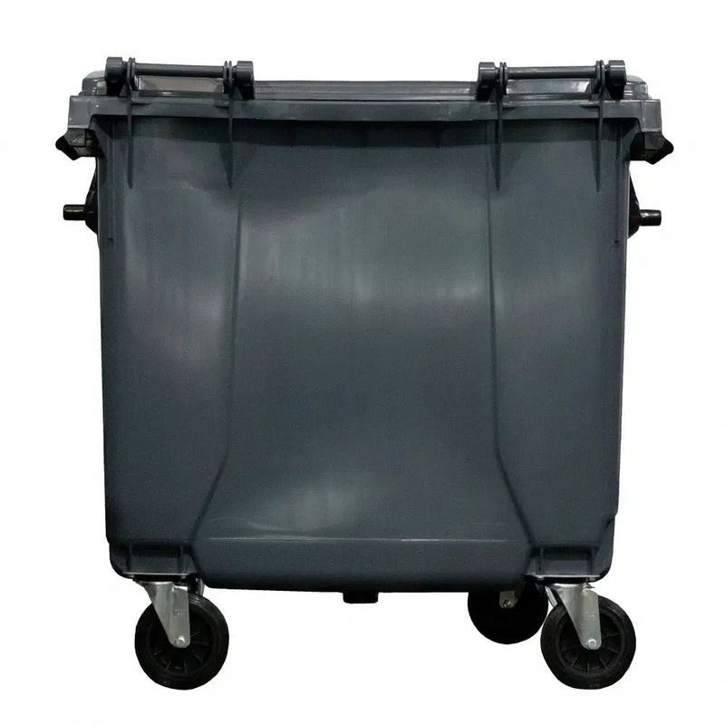 Container de Lixo ou Lixeira Gruplast em Plástico 1000L Cinza - Bin Embalagens