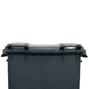 Container de Lixo ou Lixeira Gruplast em Plástico 1000L Cinza - Bin Embalagens