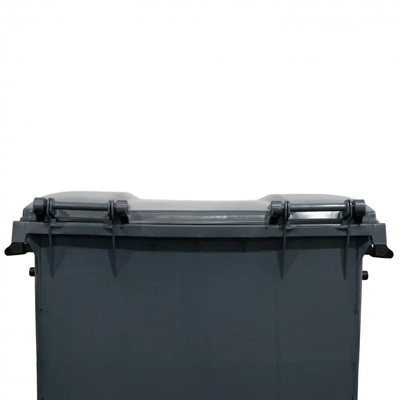 Container de Lixo ou Lixeira Gruplast em Plástico 1000L Cinza - Bin Embalagens