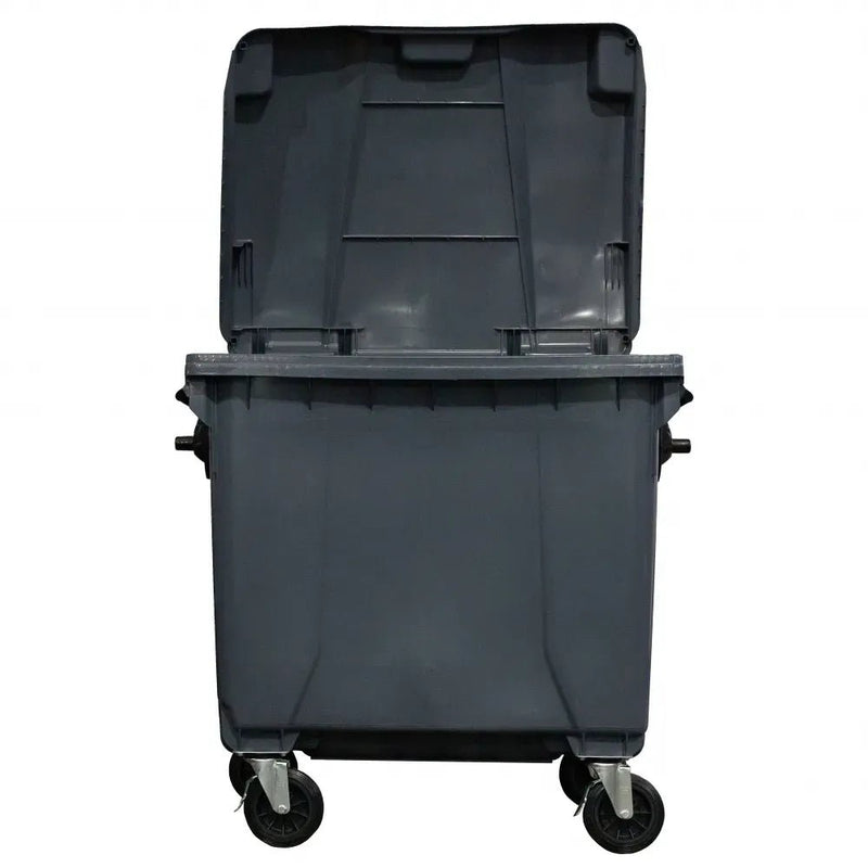 Container de Lixo ou Lixeira Gruplast em Plástico 1000L Cinza - Bin Embalagens