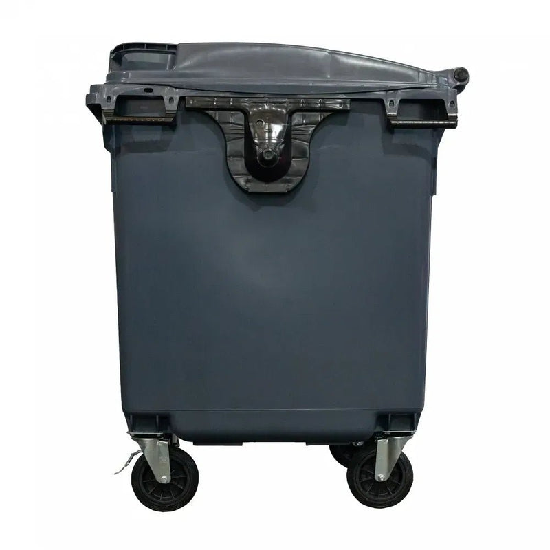 Container de Lixo ou Lixeira Gruplast em Plástico 1000L Cinza - Bin Embalagens