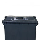 Container de Lixo ou Lixeira Gruplast em Plástico 1000L Cinza - Bin Embalagens