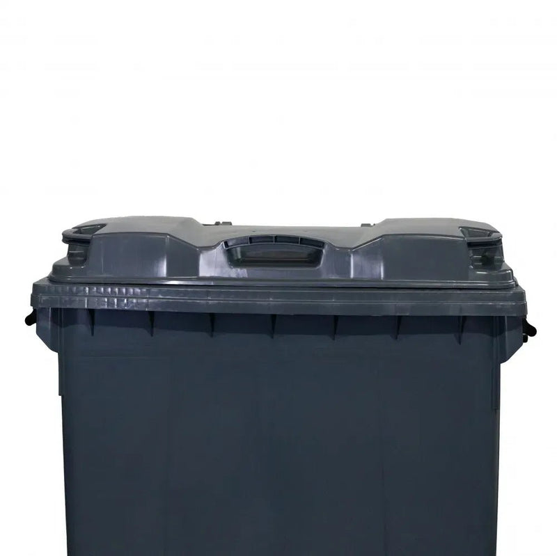 Container de Lixo ou Lixeira Gruplast em Plástico 1000L Cinza - Bin Embalagens