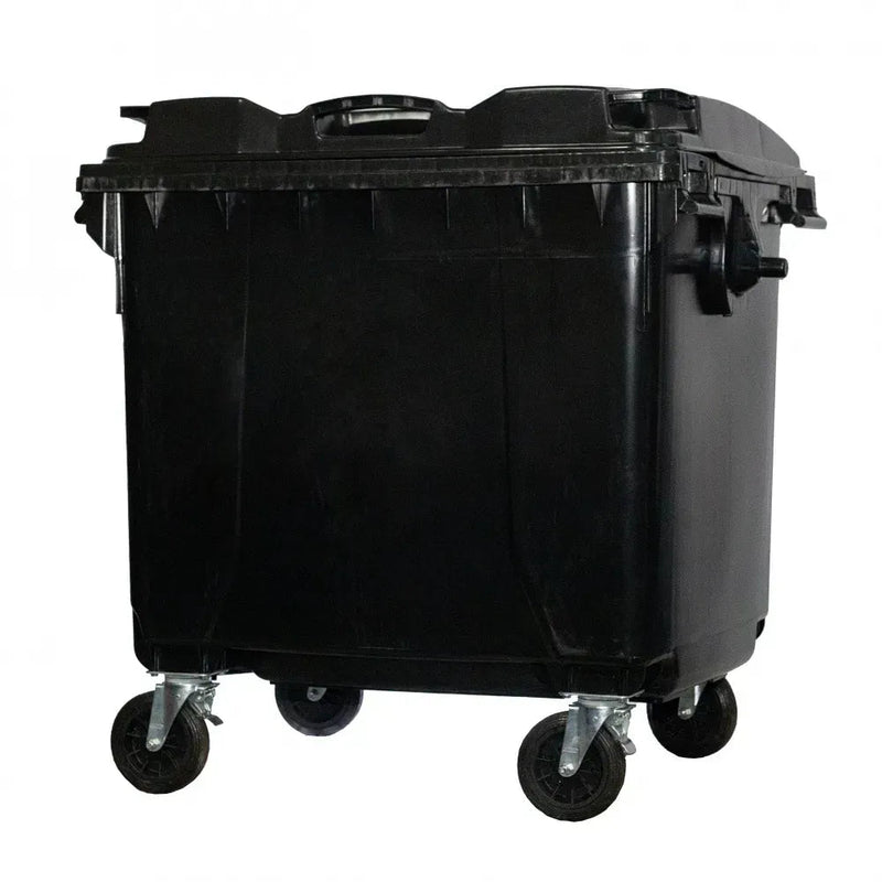 Contentor Plástico 1000 Litros Preto - Bin Embalagens