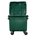 Contentor Plástico 1000 Litros Verde - Bin Embalagens