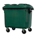 Contentor Plástico 1000 Litros Verde - Bin Embalagens