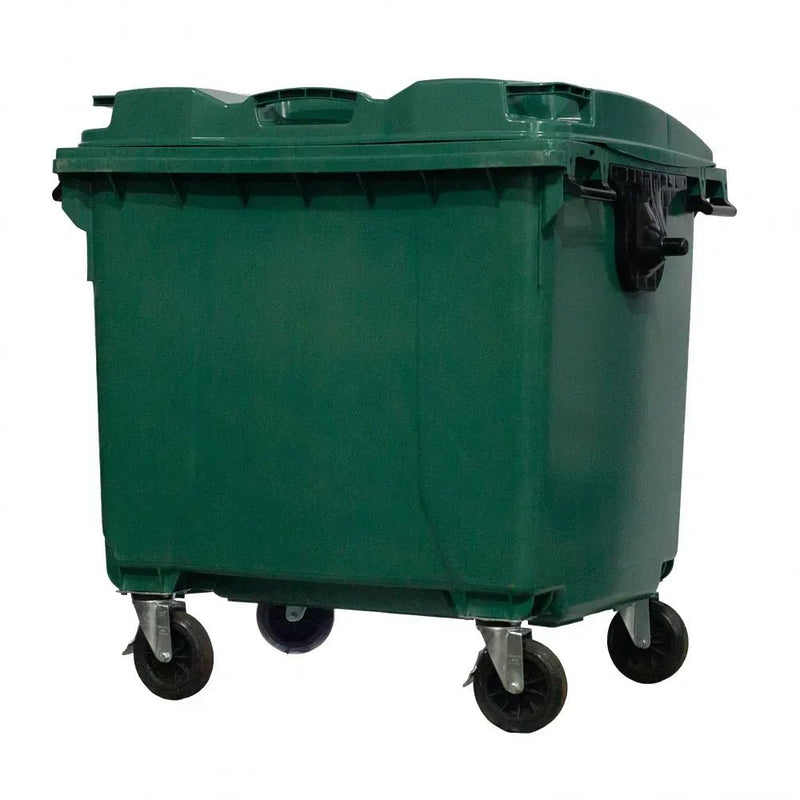 Contentor Plástico 1000 Litros Verde - Bin Embalagens